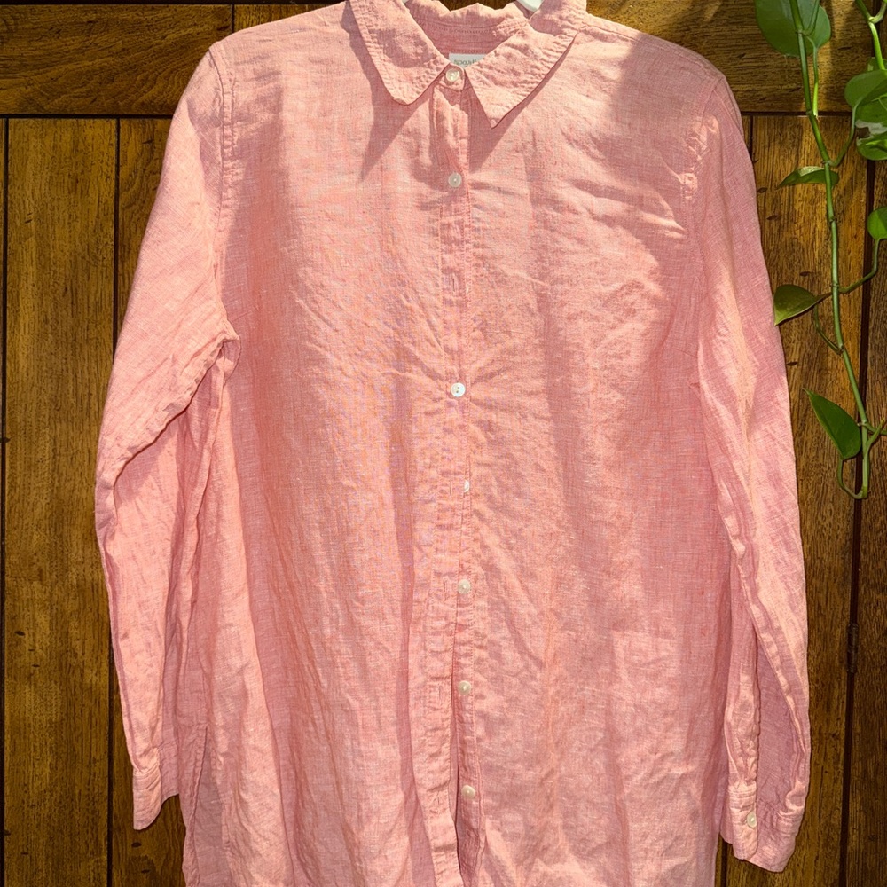 Spartina 449 Light Pink Casual Button-Down Shirt